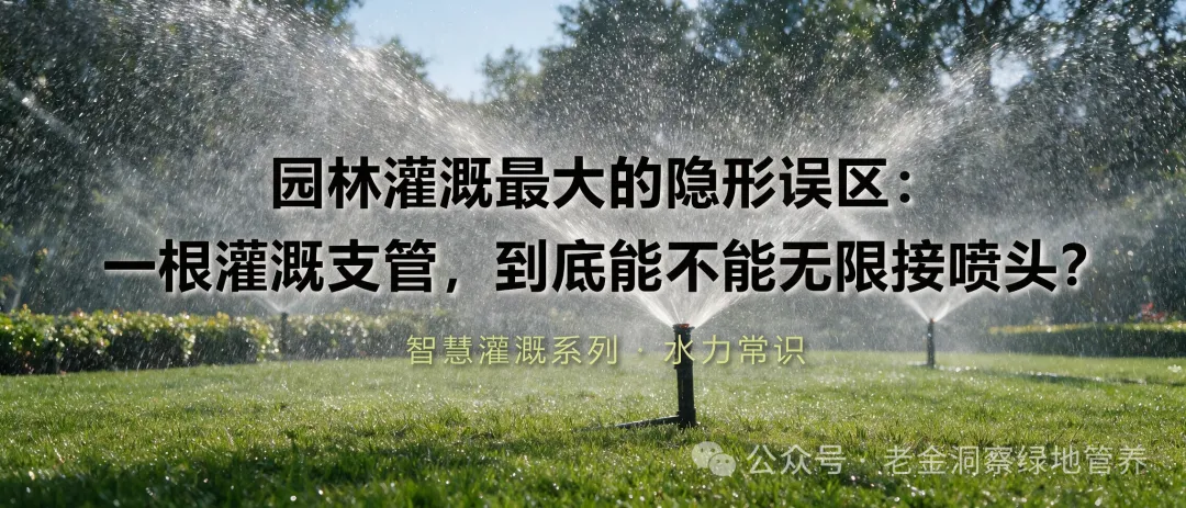 一根灌溉支管，到底能不能无限接喷头？