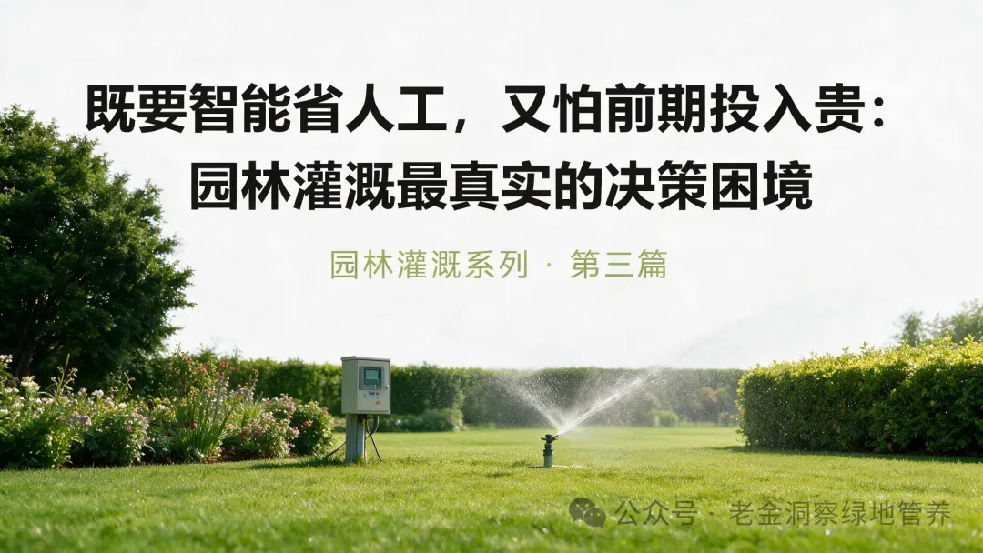 既要省人工，又怕投入贵？园林灌溉决策困境